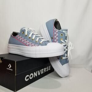 Converse Women's CTAS Lift Free Spirit Floral Limited Edition  9 A12051C NWT